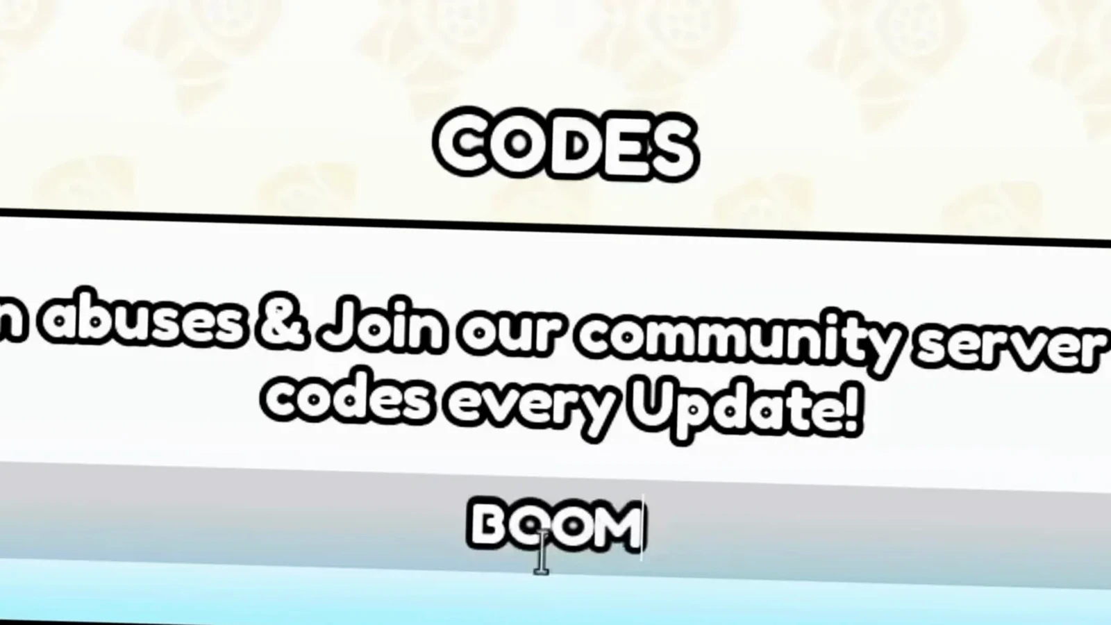 Merge a Nuke Enter Code box with the word BOOM typed in while redeeming the cash code.