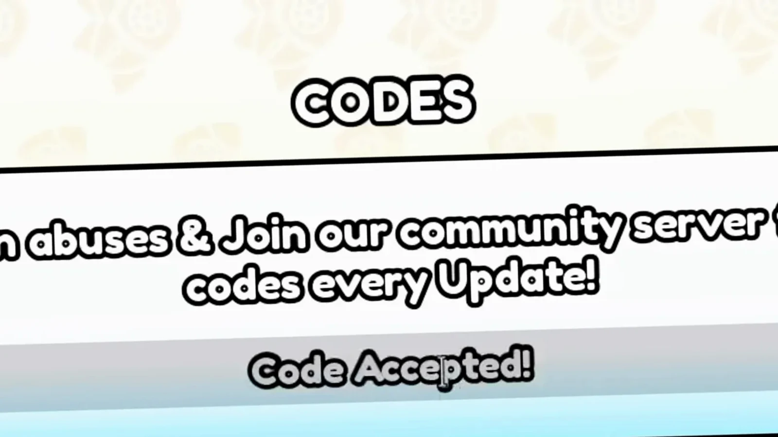 Merge a Nuke Codes panel confirming a successful redemption with the message Code Accepted!.