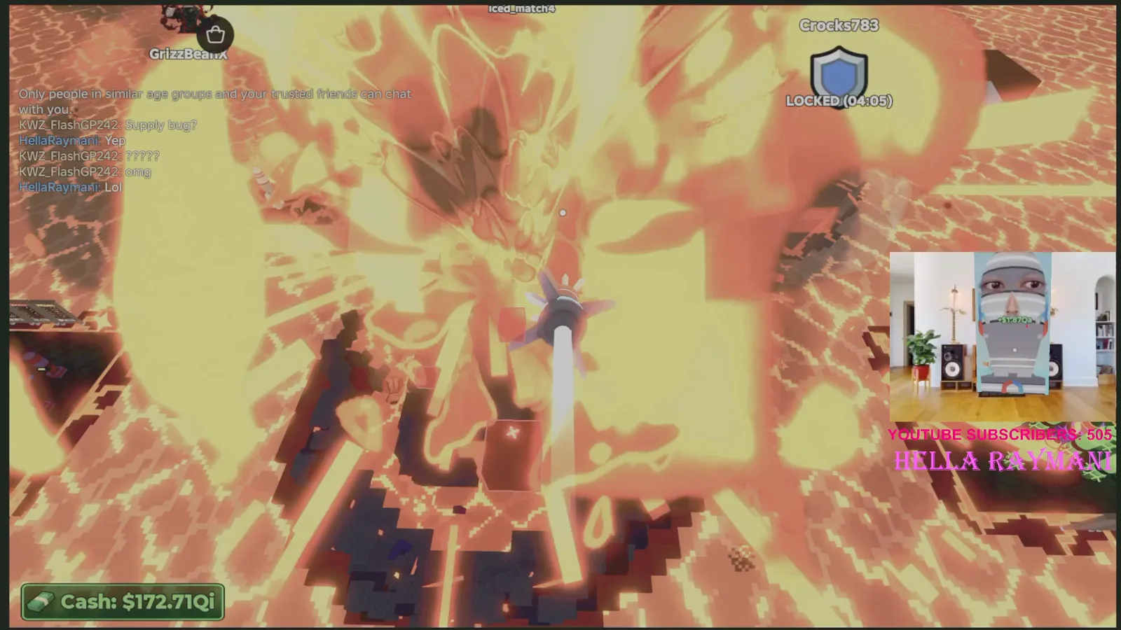 The Merge a Nuke Volcano battlefield with lava weak points marked around the arena. The Merge a Nuke Volcano battlefield with lava weak points marked around the arena.