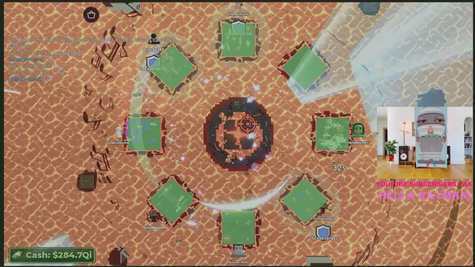 Top-down view of the Volcano arena. Top-down view of the Volcano arena.